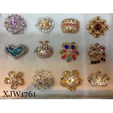 Fashion Finger Ring/Jewelry Ring/Multi Colorful Crystal Extended Ring (XJW1761)